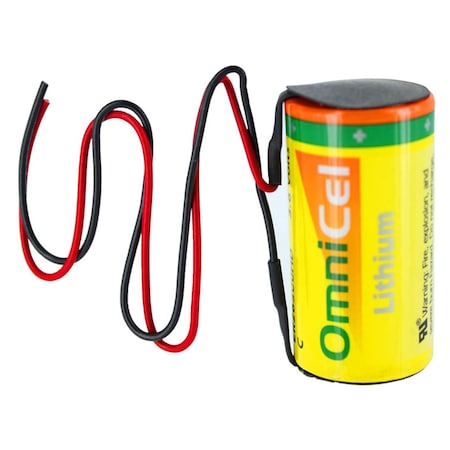 Omnicel ER26500HD 3.6V Sz C Battery w/ Wire Leads Utility Telematics ER26500HD/W